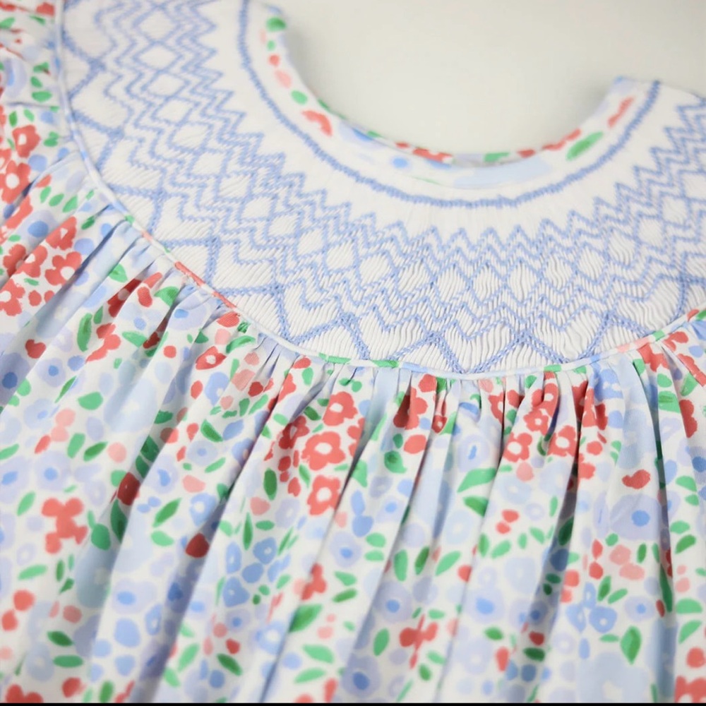 The Bella Bean Annie Smocked Bubble